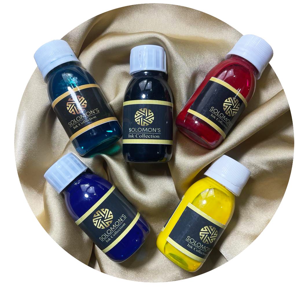 Set of 5 Calligraphy Inks