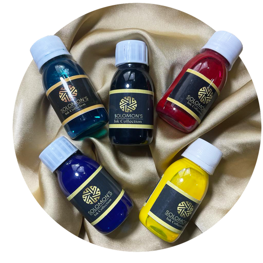 Set of 5 Calligraphy Inks